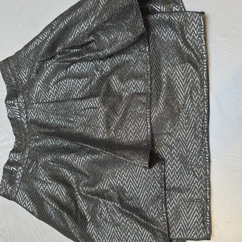 Thread Social Green Sparkle Mini Skirt, Size 0